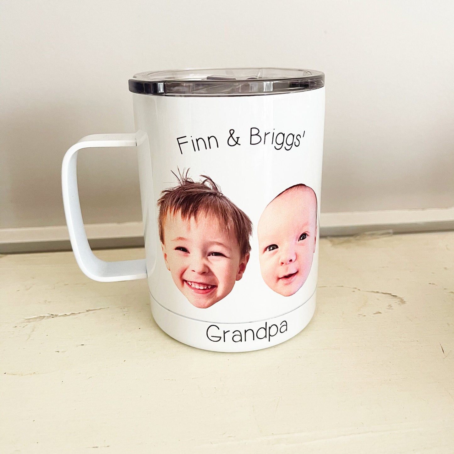 Personalized with your baby's photo, Baby Mug, Coffee Mug, Mug for Mom, Mug for Dad, Grandparent Gift, Grandma, Grandpa - FREE SHIPPING