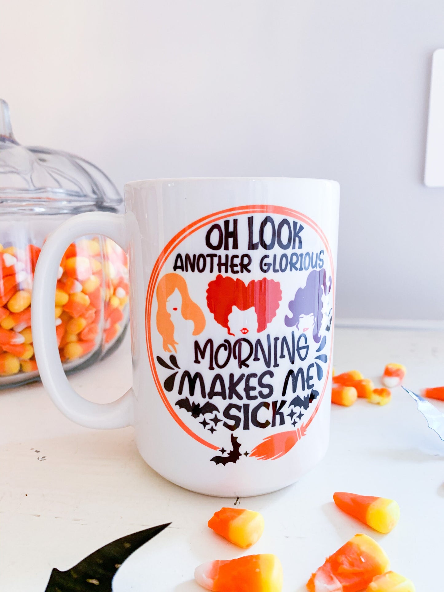 A glorious morning mug, Halloween Mug, Hocus Pocus, Spooky Mug