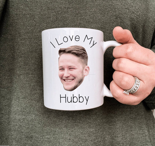 I love thy hubby mug, I love my wifey mug mug for her, mug for him, funny valentines gift, funny gift for him, funny gift for her