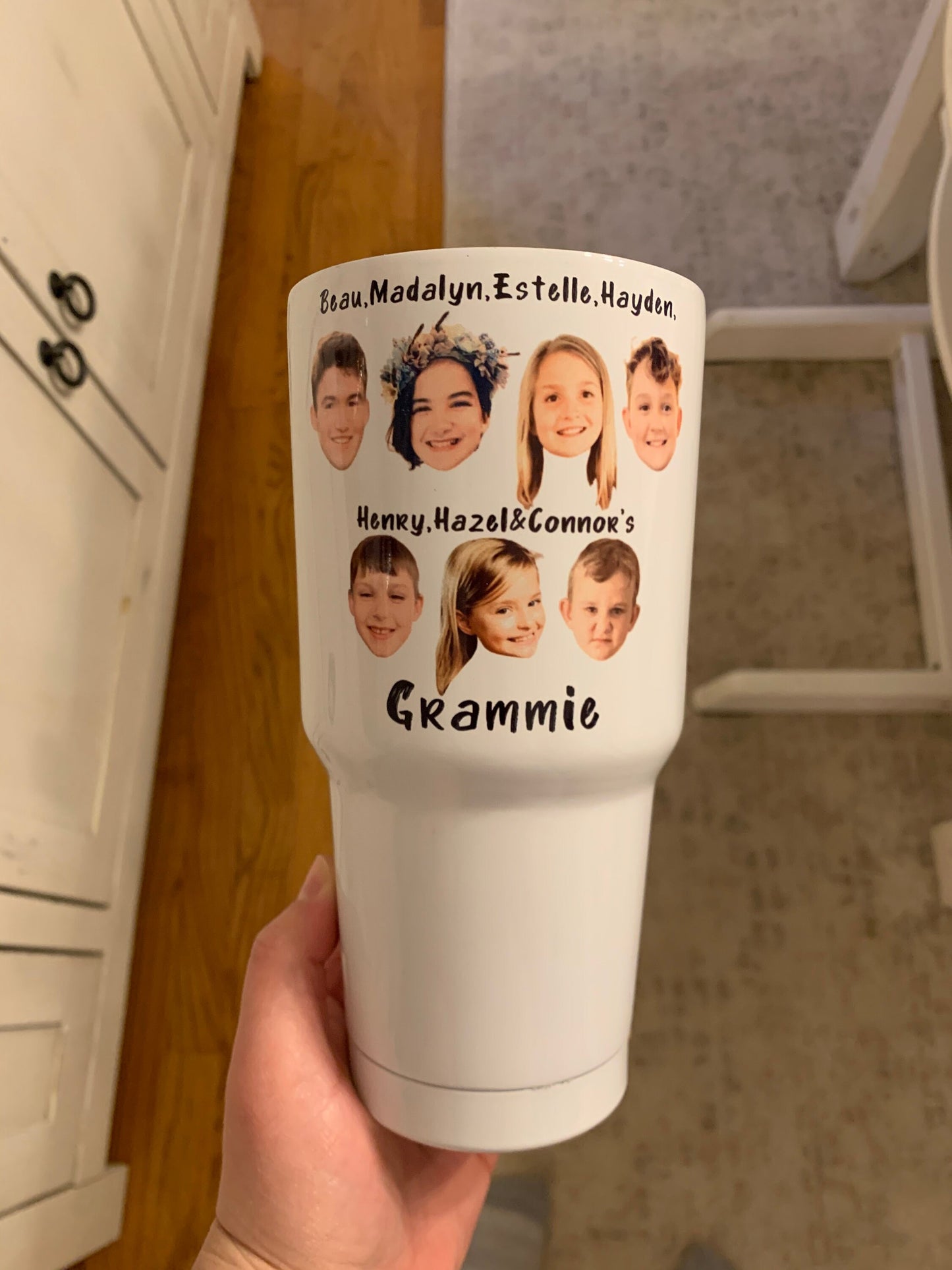 Personalized with your baby's photo, Baby Tumbler, Travel Mug, Cup for Mom, Cup for Dad, Grandparent Gift, Grandma, Grandpa