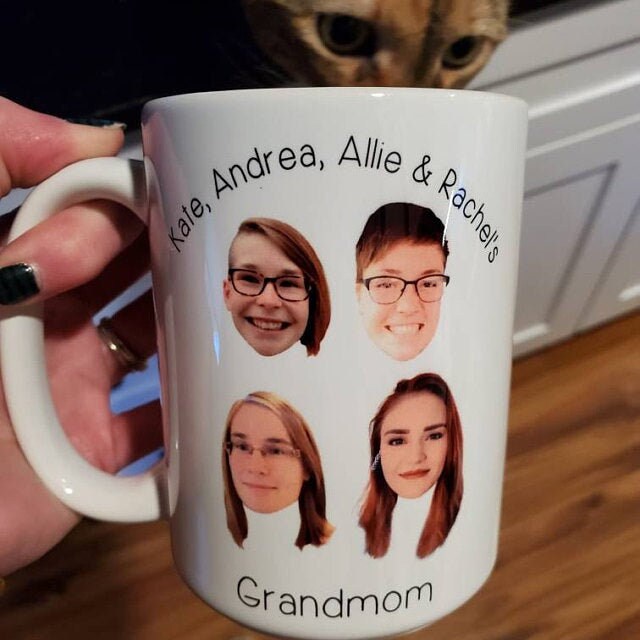 Personalized with your baby's photo, Baby Mug, Coffee Mug, Mug for Mom, Mug for Dad, Grandparent Gift, Grandma, Grandpa - FREE SHIPPING