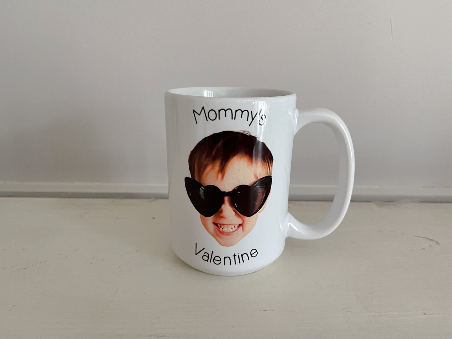 Valetines Mug! Personalized with your baby's photo, Baby Mug, Coffee Mug, Mug for Mom, Mug for Dad, Grandparent Gift, Grandma, Grandpa