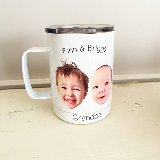 Personalized with your baby's photo, Baby Mug, Coffee Mug, Mug for Mom, Mug for Dad, Grandparent Gift, Grandma, Grandpa - FREE SHIPPING