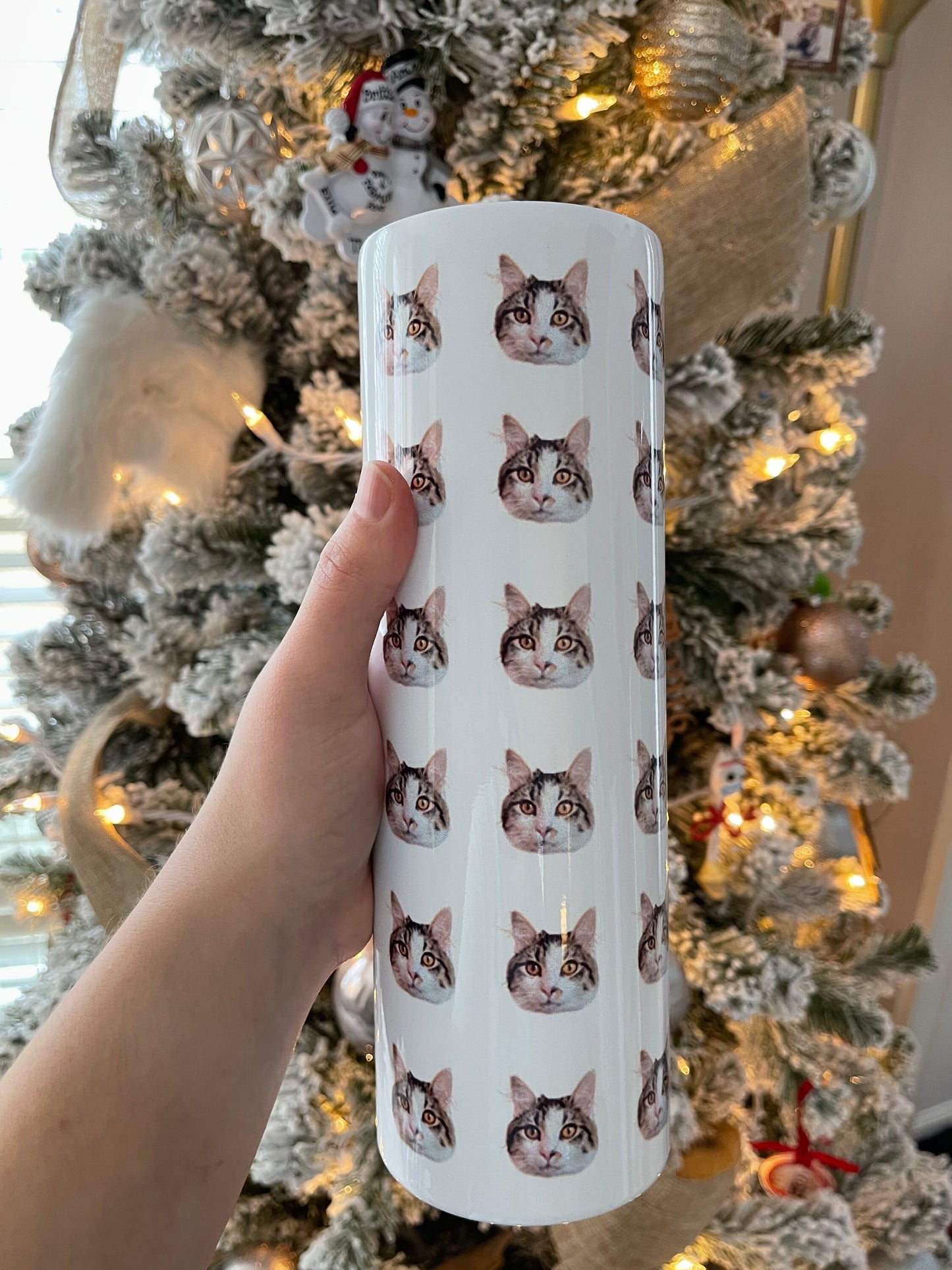 Custom Tumbler with Baby Face, pet face, kids faces, Mothers day