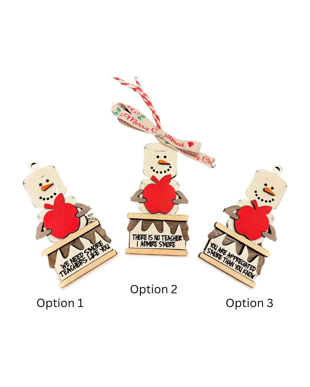 Teacher Ornaments, Smore Ornaments