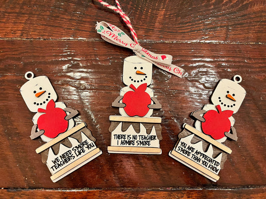 Teacher Ornaments, Smore Ornaments