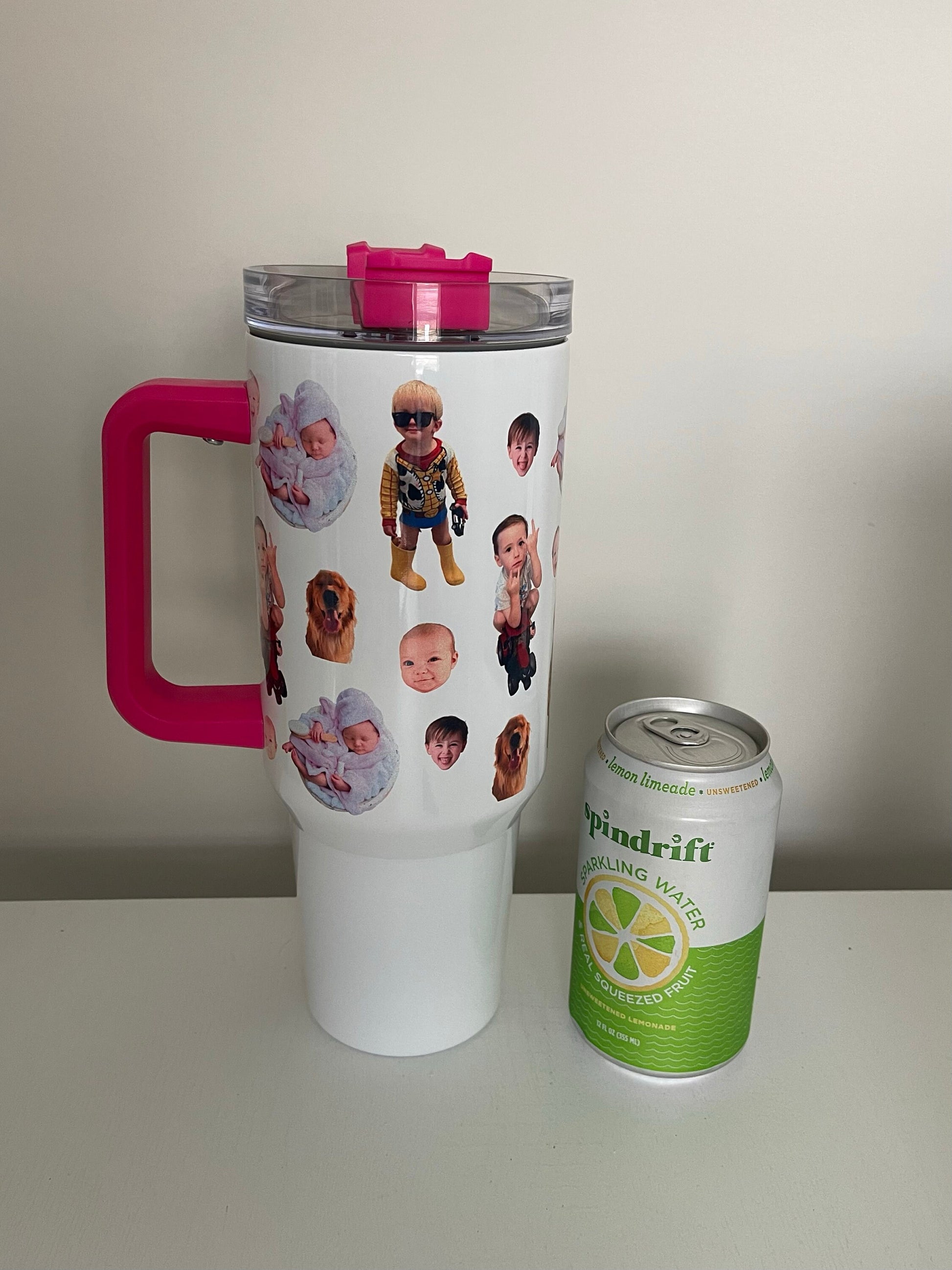 40 ounce cup! Personalized with your baby's photo, Baby Tumbler, Travel Mug, Cup for Mom, Cup for Dad, Grandparent Gift, Grandma, Grandpa